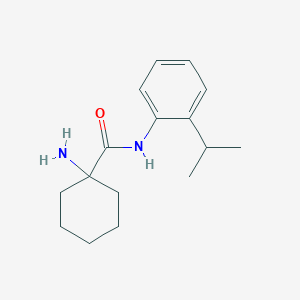 1-amino-N-(2-propan-2-ylphenyl)cyclohexane-1-carboxamide