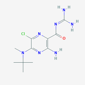 3-amino-5-(tert-butyl(methyl)amino)-N-carbamimidoyl-6-chloropyrazine-2-carboxamide