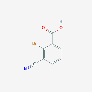 molecular formula C8H4BrNO2 B1379043 2-Bromo-3-cyanobenzoic acid CAS No. 1261473-60-2