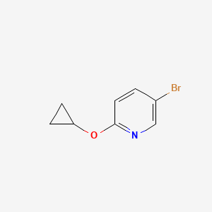 B1379056 5-Bromo-2-cyclopropoxypyridine CAS No. 1243318-10-6