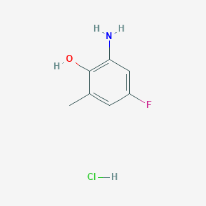 B1379059 2-Amino-4-fluoro-6-methylphenol hydrochloride CAS No. 1588440-98-5