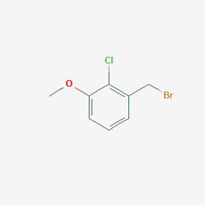 molecular formula C8H8BrClO B1379068 1-(Bromomethyl)-2-chloro-3-methoxybenzene CAS No. 354138-68-4