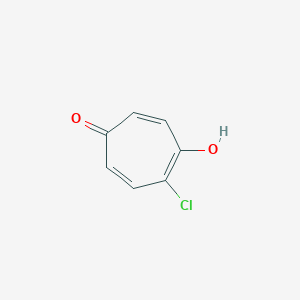 2-Chloro-5-hydroxy-2,4,6-cycloheptatrien-1-one