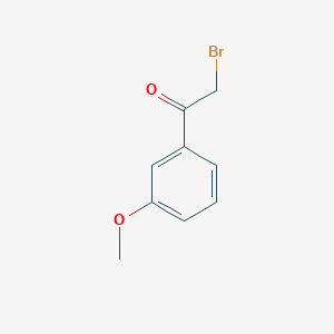 B137907 2-Bromo-1-(3-methoxyphenyl)ethanone CAS No. 5000-65-7