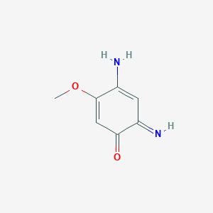 4-Amino-6-imino-3-methoxycyclohexa-2,4-dien-1-one