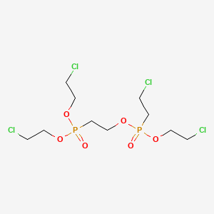 Phosphonic acid, [2-[[(2-chloroethoxy)(2-chloroethyl)phosphinyl]oxy]ethyl]-, bis(2-chloroethyl) ester