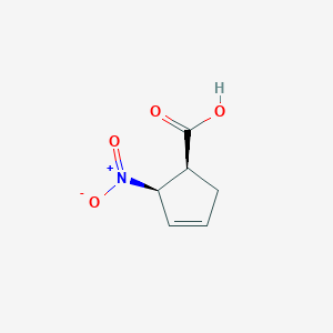 (1S,2R)-2-nitrocyclopent-3-ene-1-carboxylic acid