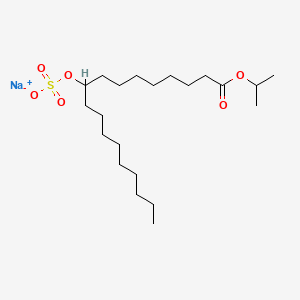 Sodium 1-isopropyl 9-(sulfooxy)stearate