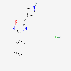 5-Azetidin-3-yl-3-(4-methylphenyl)-1,2,4-oxadiazole hydrochloride