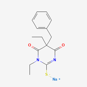 Barbituric acid, 5-benzyl-1,5-diethyl-2-thio-, sodium salt