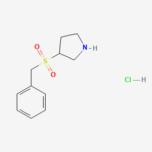 molecular formula C11H16ClNO2S B1379094 3-Benzylsulfonylpyrrolidine hydrochloride CAS No. 1864064-41-4