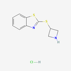 2-(Azetidin-3-ylsulfanyl)-1,3-benzothiazole hydrochloride