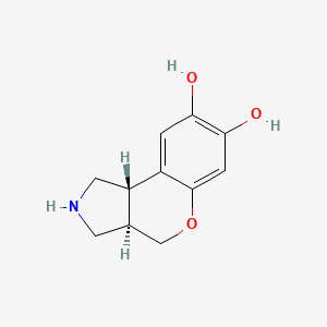 (3aR,9bS)-1,2,3,3a,4,9b-hexahydrochromeno[3,4-c]pyrrole-7,8-diol