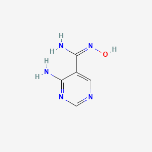 5-Pyrimidinecarboximidamide,4-amino-n-hydroxy-