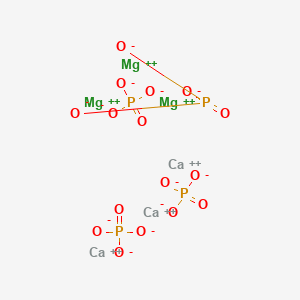 Tricalcium;trimagnesium;tetraphosphate