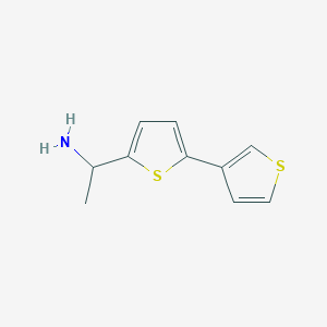 1-([2,3'-Bithiophen]-5-yl)ethan-1-amine