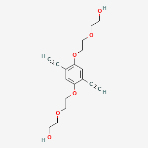 2,2'-((((2,5-Diethynyl-1,4-phenylene)bis(oxy))bis(ethane-2,1-diyl))bis(oxy))bis(ethan-1-ol)