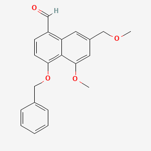 4-(Benzyloxy)-5-methoxy-7-(methoxymethyl)-1-naphthaldehyde