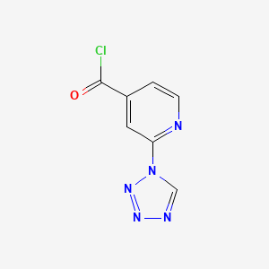 2-(1H-Tetrazol-1-yl)pyridine-4-carbonyl chloride