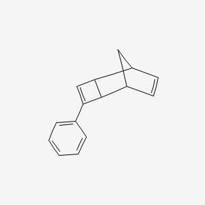 3-Phenyltricyclo[4.2.1.0~2,5~]nona-3,7-diene