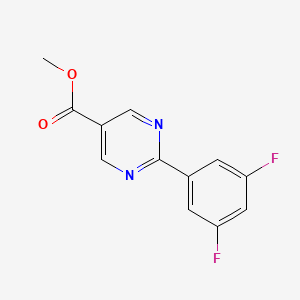 2-(3,5-Diluorophenyl)pyrimidine-5-carboxylic acid methyl ester