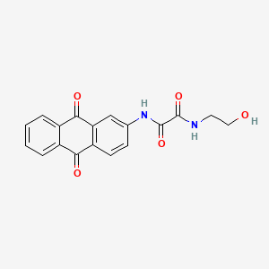 Oxamide, N-(2-anthraquinonyl)-N'-(2-hydroxyethyl)-