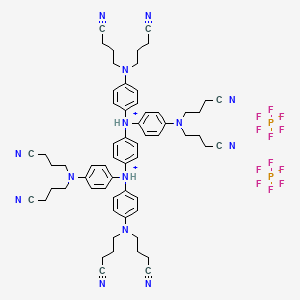 N,N,N'',N''-Tetrakis[4-bis(3-cyanopropyl)aminophenyl]-P-phenylenediaminium dihexafluorophosphate