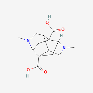 5,11-dimethyl-5,11-diazatetracyclo[6.2.2.02,7.04,9]dodecane-2,9-dicarboxylic acid