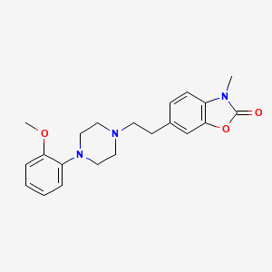 2(3H)-Benzoxazolone, 6-(2-(4-(2-methoxyphenyl)-1-piperazinyl)ethyl)-3-methyl-