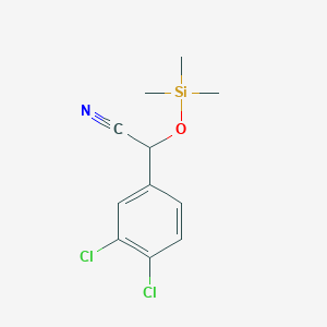 (3,4-Dichlorophenyl)-trimethylsilanyloxy-acetonitrile