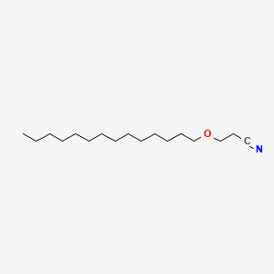 Propanenitrile, 3-(tetradecyloxy)-