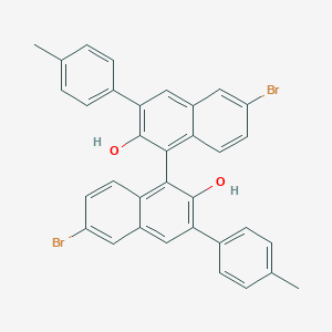 6,6'-Dibromo-3,3'-bis(4-methylphenyl)[1,1'-binaphthalene]-2,2'-diol