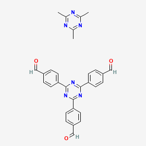 molecular formula C30H24N6O3 B13791387 Tto-cof 