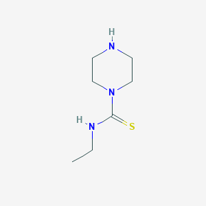 molecular formula C7H15N3S B13791390 n-Ethylpiperazine-1-carbothioamide CAS No. 83547-34-6