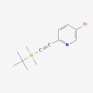 5-Bromo-2-[(tert-butyl-dimethyl-silanyl)-ethynyl]-pyridine