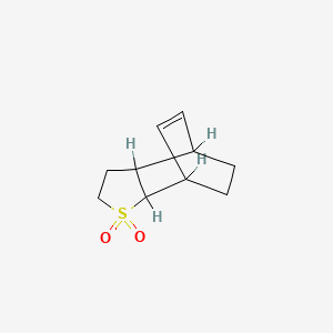 molecular formula C10H14O2S B13791397 Benzo[c]thiophene, 1,3,3a,4,7,7a-hexahydro-, 2,2-dioxide CAS No. 92688-78-3