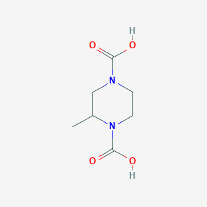 2-Methylpiperazine-1,4-dicarboxylic acid