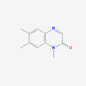 2(1H)-Quinoxalinone,1,6,7-trimethyl-(6ci,7ci,9ci)