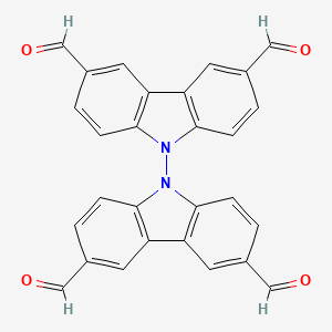 [9,9'-Bicarbazole]-3,3',6,6'-tetracarbaldehyde