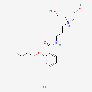 N-(3-(Bis(2-hydroxyethyl)amino)propyl)benzamide hydrochloride