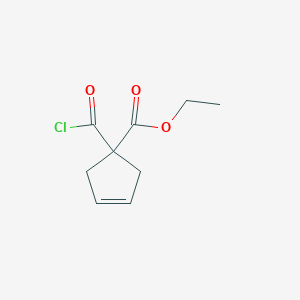 Ethyl 1-(chlorocarbonyl)cyclopent-3-ene-1-carboxylate