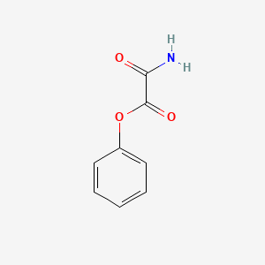 molecular formula C8H7NO3 B13791499 Phenyl 2-amino-2-oxoacetate 