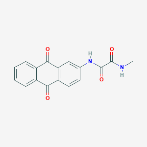 N-(2-Anthraquinonyl)-N'-methyloxamide