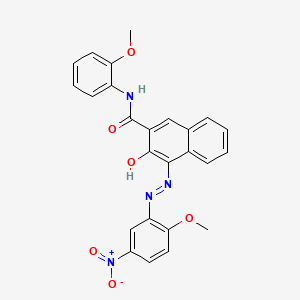 2-Naphthalenecarboxamide, 3-hydroxy-4-[(2-methoxy-5-nitrophenyl)azo]-N-(2-methoxyphenyl)-