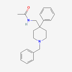 N-((4-Phenyl-1-(phenylmethyl)-4-piperidinyl)methyl)acetamide