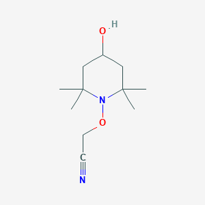 [(4-Hydroxy-2,2,6,6-tetramethyl-1-piperidinyl)oxy]acetonitrile