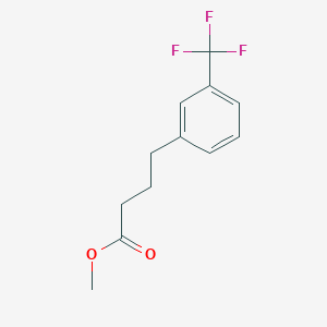 molecular formula C12H13F3O2 B1379165 Methyl 4-[3-(trifluoromethyl)phenyl]butanoate CAS No. 191155-77-8