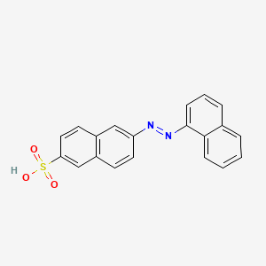 6-(1-Naphthylazo)naphthalene-2-sulphonic acid