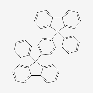 molecular formula C44H30 B13791684 1,4-Bis(9-phenyl-9h-fluoren-9-yl)benzene 