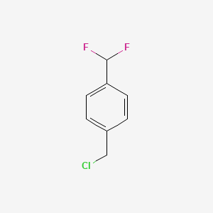 molecular formula C8H7ClF2 B1379169 1-(Clorometil)-4-(difluorometil)benceno CAS No. 1461706-37-5